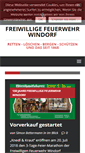 Mobile Screenshot of ff-windorf.de